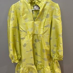 Tuckernuck Citron Fil Coupe Palmerston Dress Size Medium